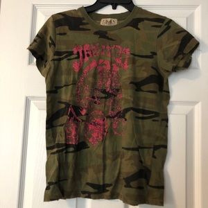 Juicy Couture Camo Graphic Tee